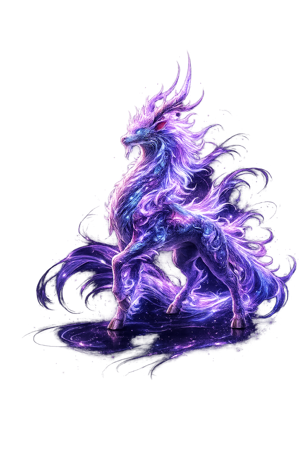 Kỳ lân phát sáng đại diện phần mềm Unicorn Beginner